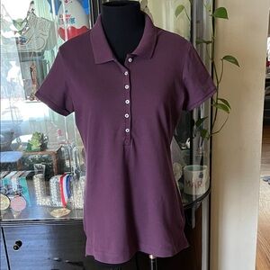 H&M Women's Button Down Purple Shirt